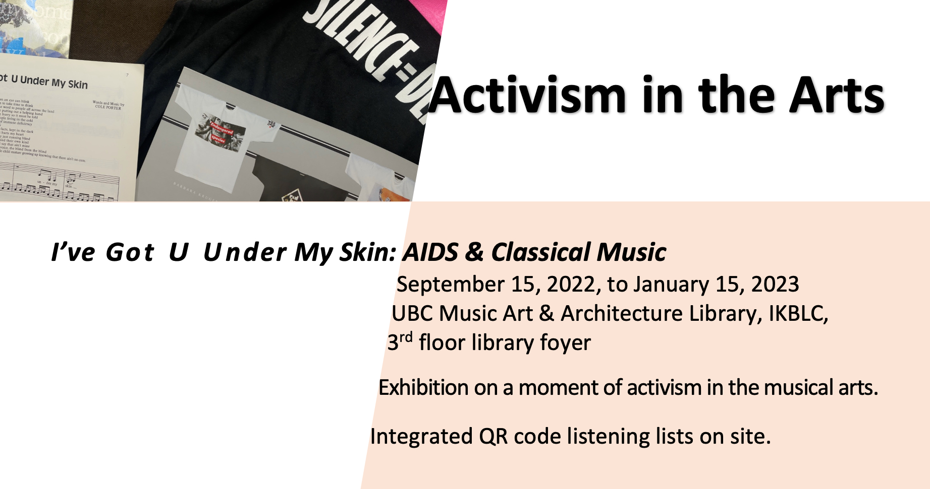 Figure 4: Moments of Activism in the Musical Arts
