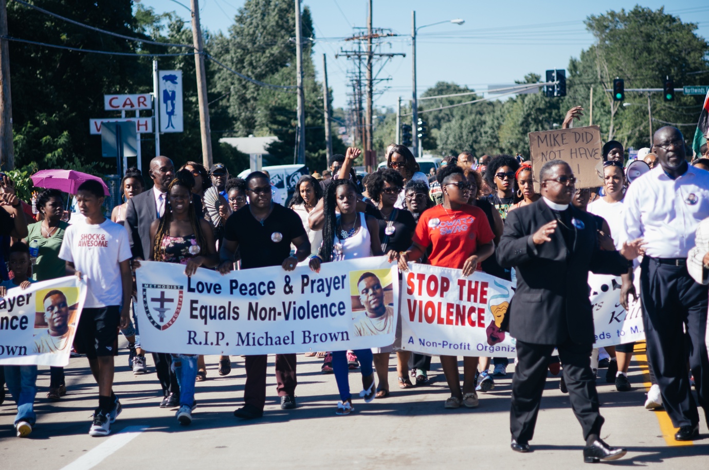 Figure 2. Protests after the police killing of Michael Brown in Ferguson, Missouri, US