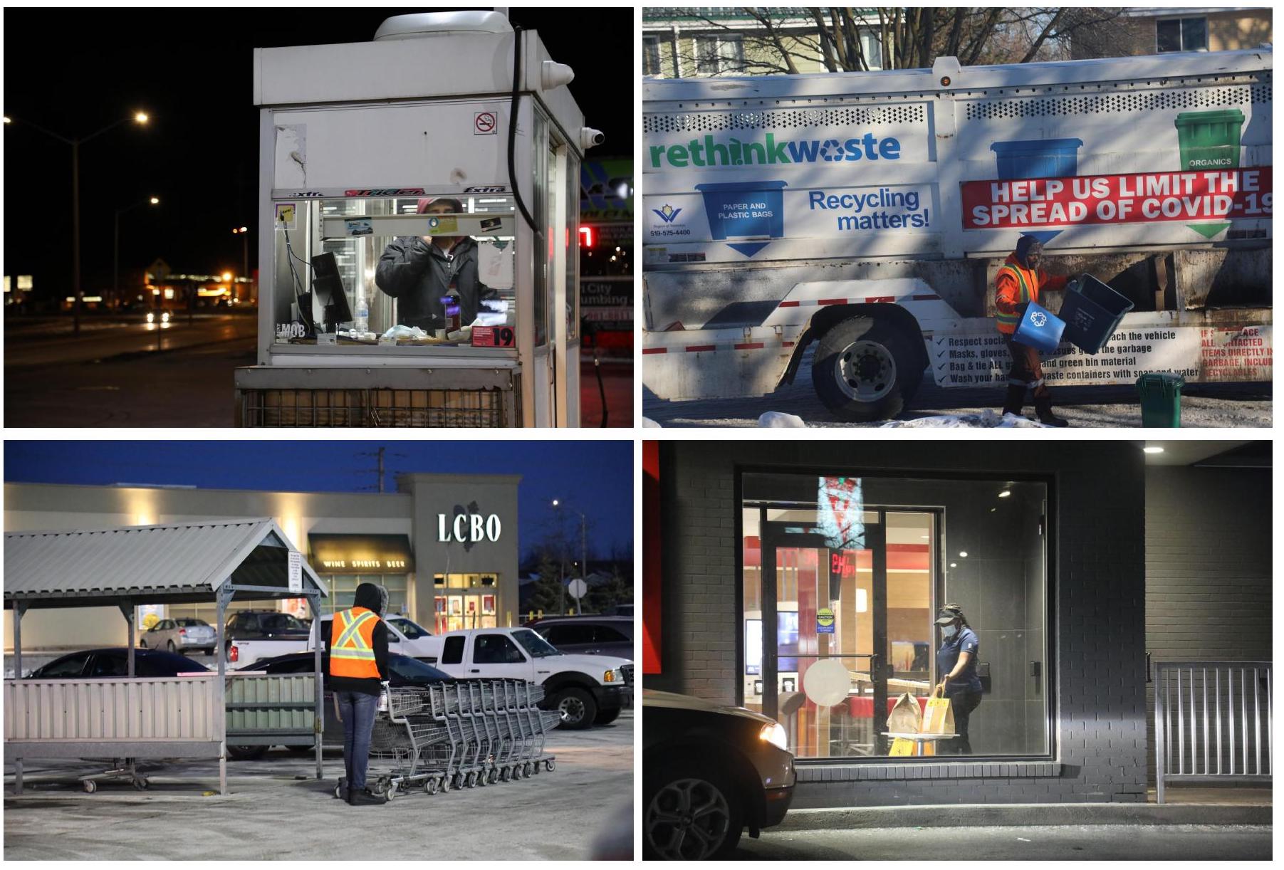 Figure 2: Images are arranged from left to right, and taken by the author in different locations.