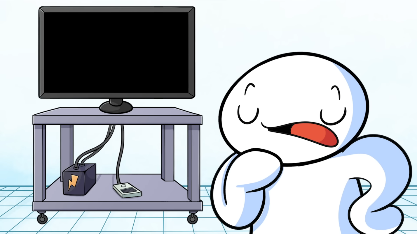 Figure 4: A medium close-up shot of Rallison’s avatar creates the illusion that the cartoon avatar is being cut off at the waist by the video frame (Rallison 2019).